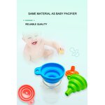 Collapsible Funnel Manufacturer - Silicone 20g Foldable for Water Bottle Kitchen