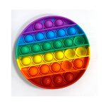 Pop Fidget Toy Supplier - Thick Square Rainbow Puzzle Set Sensory Pop up Gifts