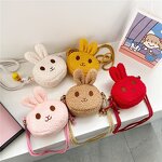 Kids Bag Factory - New Cartoon Rabbit Plush Mini Girl Purse Baby Children