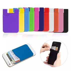 Phone Card Holder Factory - Custom Logo Advertising Gift Promotion Silicone Sticker