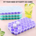 Ice Grid Mold Manufacturer - 37-Cavity Honeycomb Ice Mold Large Capacity Freezer