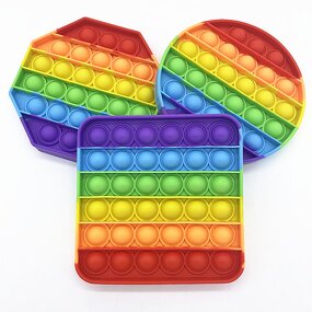 Fidget Toy Manufacturer - 2023 Top Selling Pop Push Bubble Silicone Kids Stress