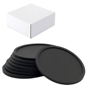 Silicone Cup Mat Supplier - Customized Logo BPA-Free 5mm Thick Classic Style