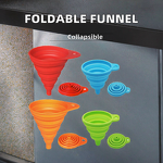 Collapsible Funnel Manufacturer - Wholesale BPA-Free Silicone Customized Logo Food Grade