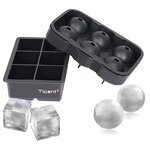 Ice Cube Tray Factory - Custom BPA Free Different Shape Silicone with Container