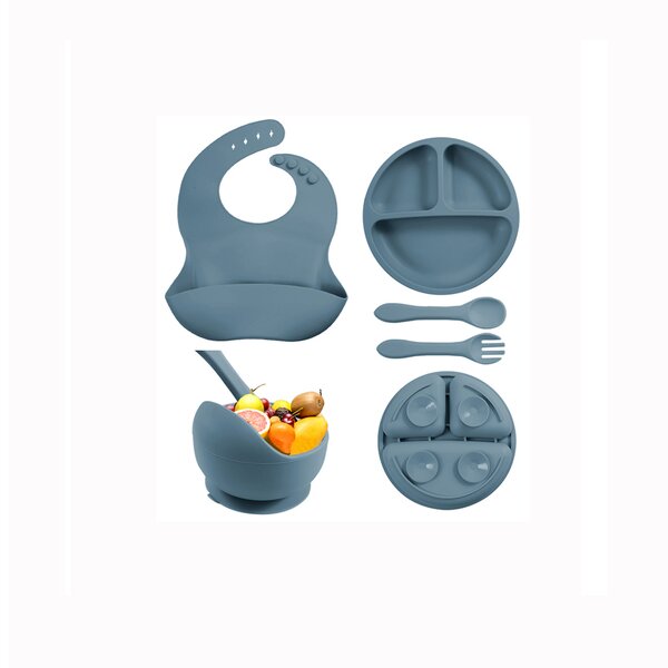 Baby Feeding Set Supplier - 2023 Top Seller Silicone Newborn Gift Plate Set