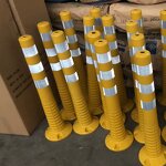 Delineator Post Manufacturer - High Visibility PU Flexible Bollard