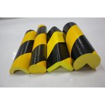 Corner Guard Supplier - Yellow Black PU Soft Wall Guard