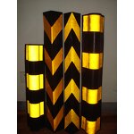 Corner Guard Supplier - 80-120cm Heavy-Duty Rubber Reflective