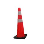 Traffic Cone Supplier - 36" PVC with Reflective Collar