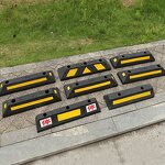 Garage Barrier Factory - 500-1830mm Colored Rubber Wheel Stopper