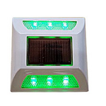 Road Stud Manufacturer - Double Reflectors Solar ABS Yellow