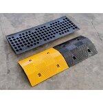 Speed Hump Manufacturer - 1000mm Yellow Black Portable 50 Ton