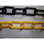 Plastic Chain Manufacturer - Highway Red White 6mm Colored