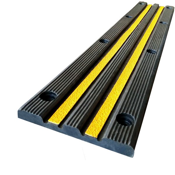 Loading Dock Guard Manufacturer - Black Yellow Rubber Protector