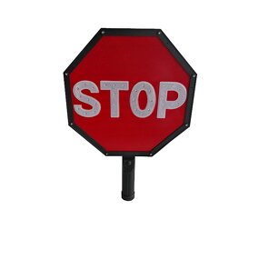 Traffic Sign Supplier - LED Red Stop Yellow Slow Rechargeable