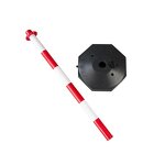 Delineator Post Supplier - Red White PE Water Sand Filled