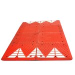 Speed Bump Supplier - Red Black Rubber Road Cushion