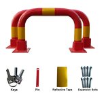 Parking Lock Factory - Metal U Sharp Manual Barrier