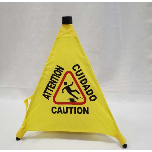 Safety Cone Manufacturer - 1/2 Inch Pop-Up Multi-Lingual