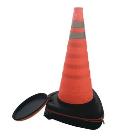 Emergency Kit Supplier - Foldable Traffic Cone Vehicle Safety