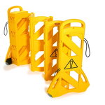 Barricade Fence Factory - Portable Yellow Retractable Expandable