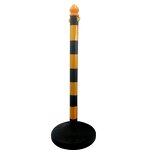 Warning Post Supplier - Globe Roof PE Water Filled Tall