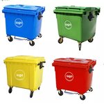 Garbage Bin Supplier - 660L/1110L Plastic Containerized