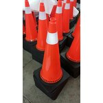Traffic Cone Supplier - 36" High-Visibility PVC Rubber Base