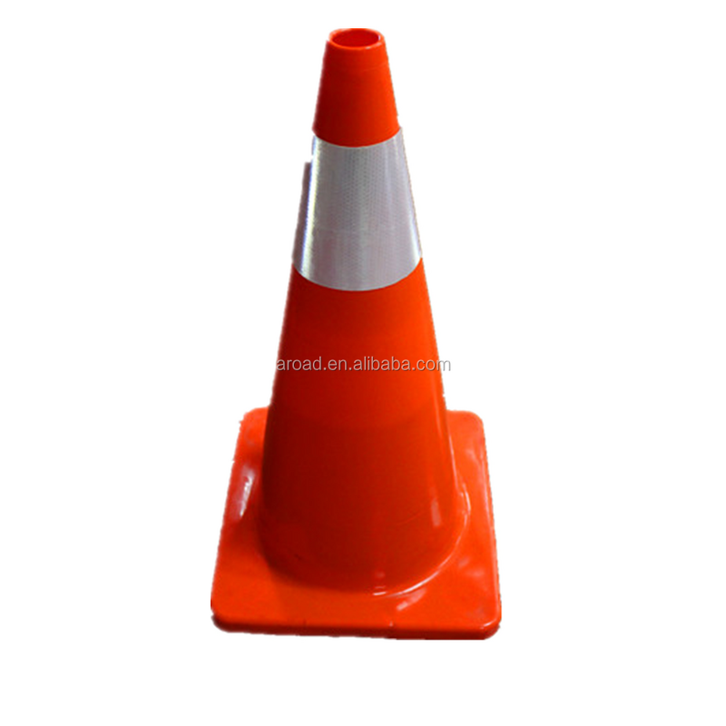 Traffic Cone Supplier - 28inch Durable Orange Reflective PVC