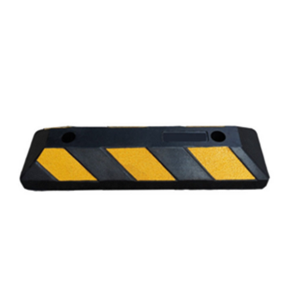 Car Stopper Supplier - 560mm Rubber Parking Lot with Reflective