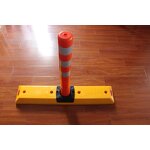Plastic Bollards Supplier - Lane Separator Plastic Base PU