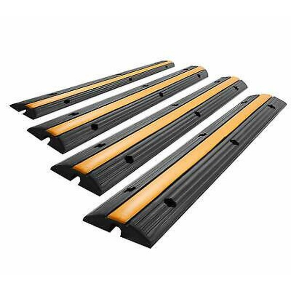 Cable Protector Supplier - 1 Channel Rubber Speed Wire Cover