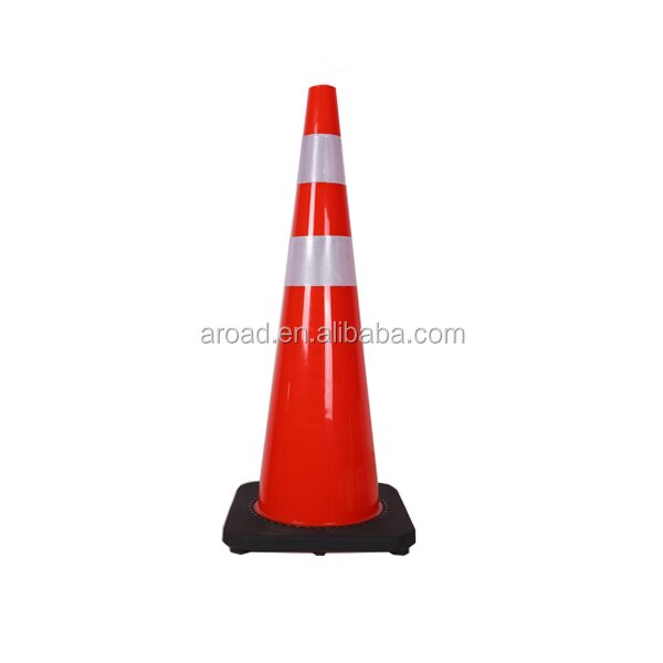 Traffic Cone Factory - Large PVC Triangle 900mm Rubber Base