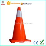 Traffic Cone Supplier - 28inch Durable Orange Reflective PVC