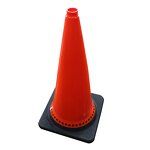 Traffic Cone Manufacturer - 75cm Orange Red PVC with Rubber Base