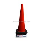 Traffic Cone Factory - Large PVC Triangle 900mm Rubber Base