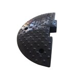 Speed Bump Supplier - Black Rubber with Reflective Strips