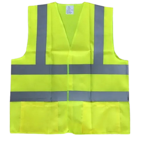 Running Vest Factory - Yellow Green Strap Reflective Security