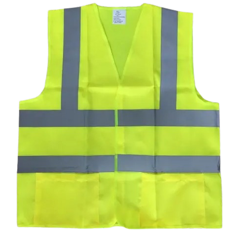 Running Vest Factory - Yellow Green Strap Reflective Security