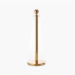 Barrier Post Supplier - 95cm Black Gold Stainless Steel