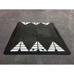 Speed Bump Supplier - Red Black Rubber Road Cushion