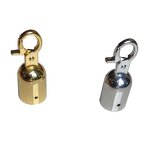 Stanchion Rope Manufacturer - Polished Silver Golden Hooks Red