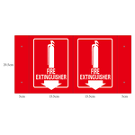 Fire Sign Manufacturer - Plastic Acrylic Wall Mount Warning