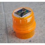 Warning Light Supplier - Solar Amber Flashing LED Magnetic