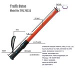 Traffic Baton Manufacturer - 54cm LED Flashlight with Magnet