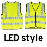 Reflective Jacket Manufacturer - LED High Vis Mesh Pockets Vest