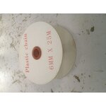 Plastic Chain Manufacturer - Highway Red White 6mm Colored