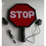 Traffic Sign Supplier - LED Red Stop Yellow Slow Rechargeable
