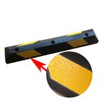 Parking Stopper Manufacturer - Rubber Car Stopper Yellow Black